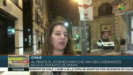 Chile: reprimen protesta por asesinato del mapuche Camilo Catrillanca