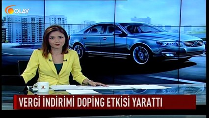 Vergi indirimi otomotiv pazarında doping etkisi yarattı