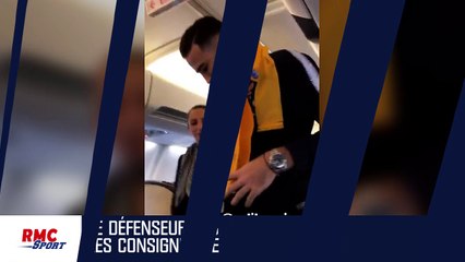 Équipe de France : Rami fait le pitre de l'avion lors des consignes de sécurité