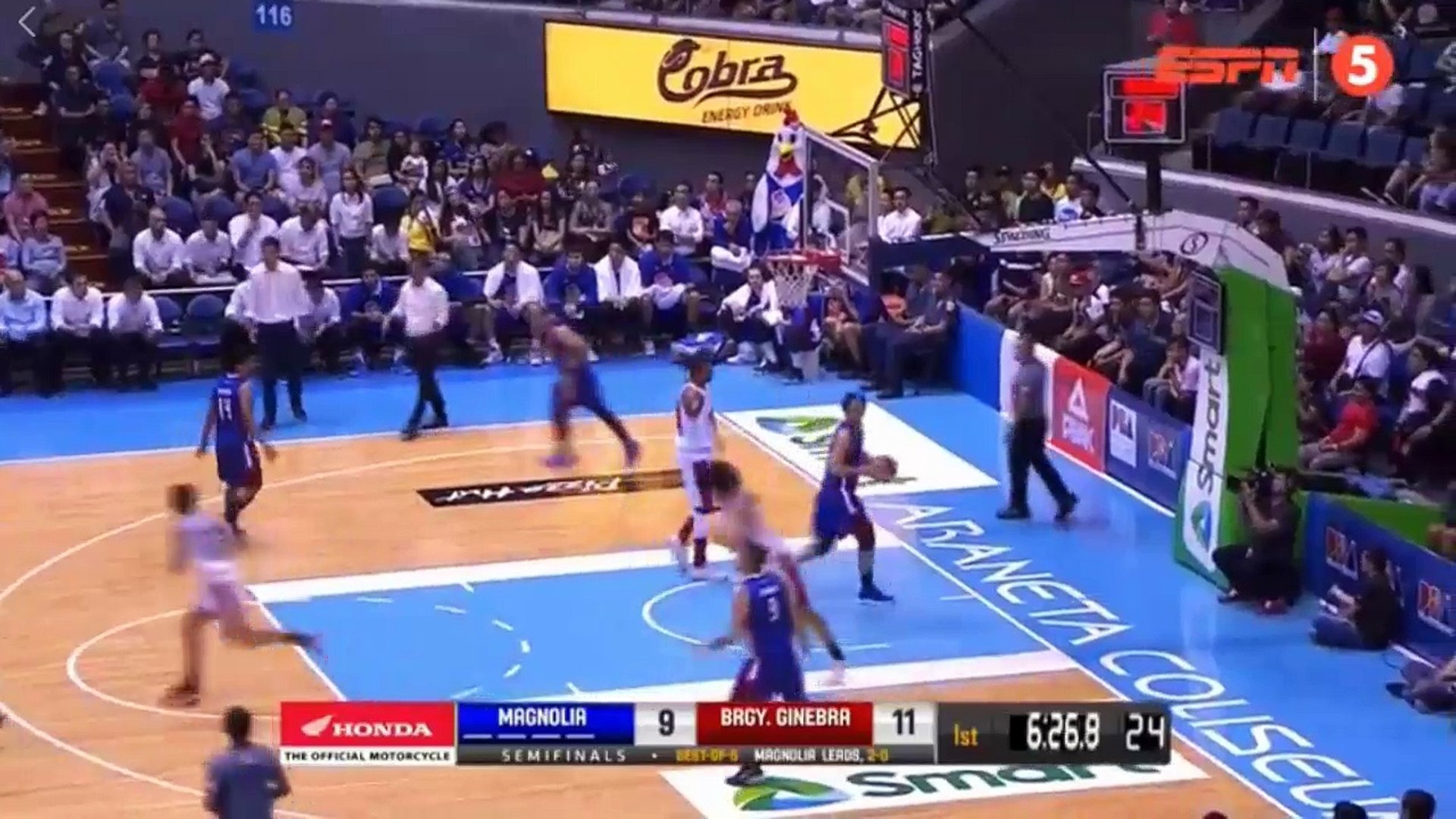 Ginebra vs Magnolia 1st qtr - Game 3 semifinals november 14, 2018 - PBA  Gov's Cup - video Dailymotion