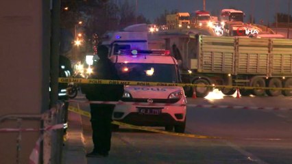 Konya'da üst geçit merdiveni çöktü: 1 yaralı