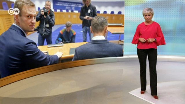 Как Алексей Навальный засудил Россию в Страсбурге – DW Новости (15.11.2018)