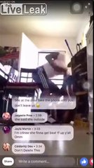 En plein Facebook Live elle se fait cogner chez elle !