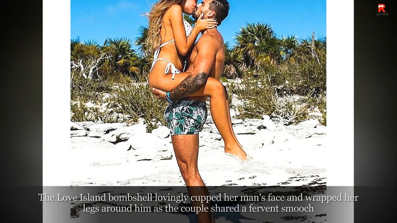 Love Island's Bikini Clad Zara McDermott Smooches Her Shirtless Beau Adam Collard