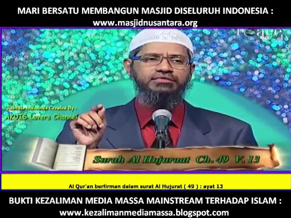 [97] WANITA HINDU BERTANYA : "KENAPA DI DALAM ISLAM TIDAK ADA KASTA ?" - DR. ZAKIR NAIK