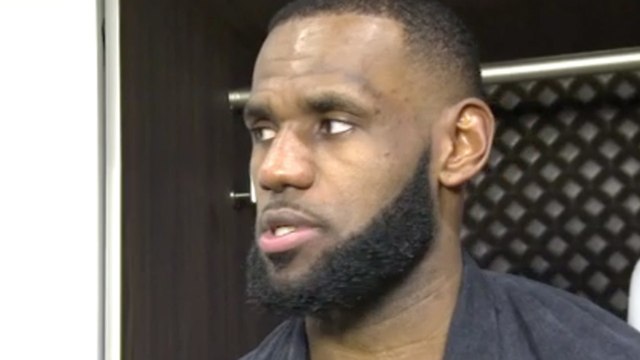 LeBron James ReactsTo Rajon Rondo Injury