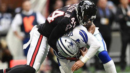 Vic Beasley chases down Dak for second sack
