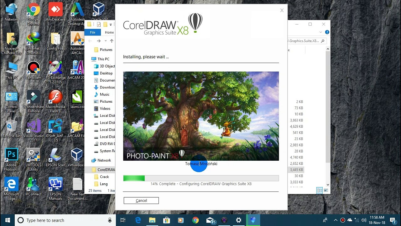 Corel Draw X8 with crack