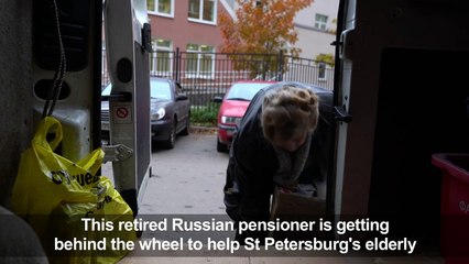 'Angel', 80, drives to aid of poor St Petersburg pensioners