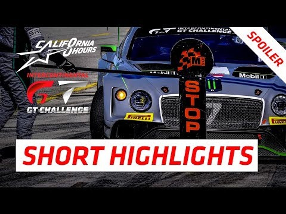 #1 SHORT HIGHLIGHTS (Spoiler) - California 8 Hours - 2018 Intercontinental GT Challenge Final