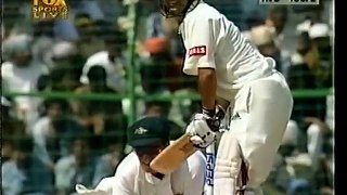 Sachin Tendulkar vs SHANE WARNE-first time in India Sachin faces Warne