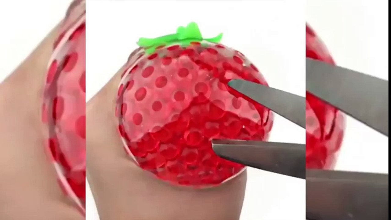 Instagram Slime Video  Cuttinig Stress Ball Whats inside ?