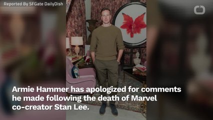 Armie Hammer Apologizes For Stan Lee Comment