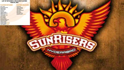 IPL 2019 : Sunrisers Hyderabad Retentions And Releases | Oneindia Telugu
