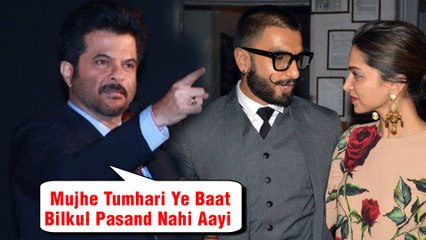 Ranveer Singh And Deepika Padukone UPSETS Anil Kapoor With This Action