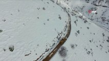 Kardan Kapanan Köy Yolları Ulaşıma Açılıyor.