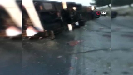 Mersin'de Yolcu Otobüsü Devrildi: 25 Yaralı