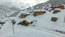 Erzincan'daki Yaylalarda Mahsur Kalan Hayvan Sürüleri Kurtarıldı