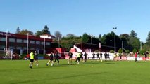 Sporting, Último Entrenamiento Antes del Derbi