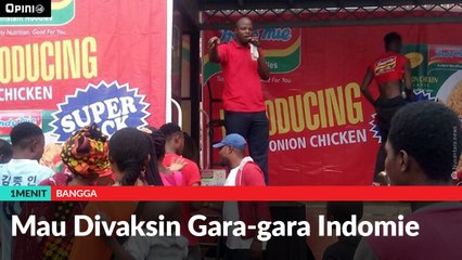 #1MENIT | Mau Divaksin Gara-gara Indomie