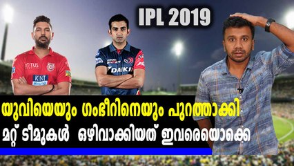 പ്രമുഖരെ ഒഴിവാക്കി ടീമുകൾ | Oneindia Malayalam