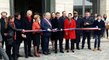 Besançon Emmanuel Macron coupe le ruban inaugural du nouveau Musée des Beaux Arts et d'Archéologie