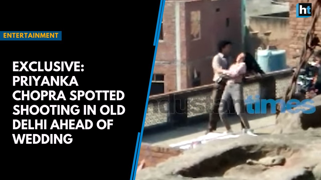 Exclusive: Priyanka Chopra spotted shooting in Old Delhi ahead of wedding