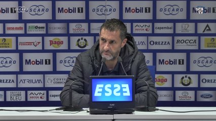 Bastia-Le Mans : Conf. d'avant-match de S.Rossi