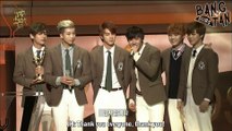 [ENG] 150115 Golden Disc Awards - BTS Disc Bonsang Award Speech