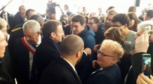 Besançon Bain de foule pour Emmanuel Macron après la visite du musée des Beaux-Arts et d'Archéologie