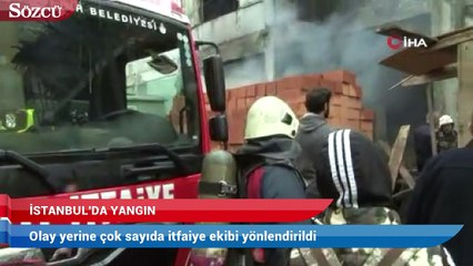İstanbul’da korkutan yangını