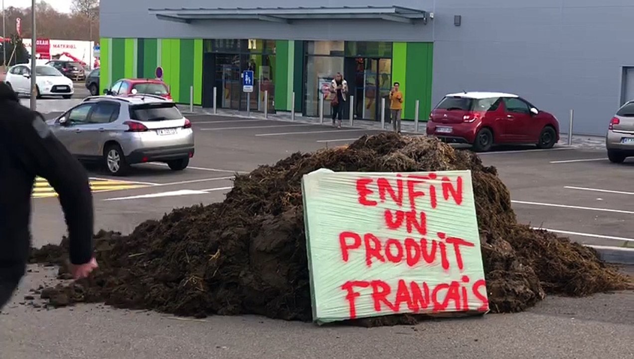 Les agriculteurs manifestent à Sarrebourg