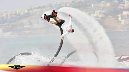 طوفان من الأدرينالين.. هل تملك الجرأة لتجربة الـ Flyboarding مع ريشارد كرنبي؟