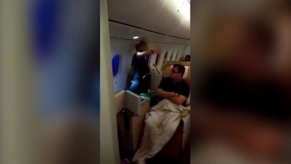 Elle pète un scandale pour un verre de vin dans un avion !