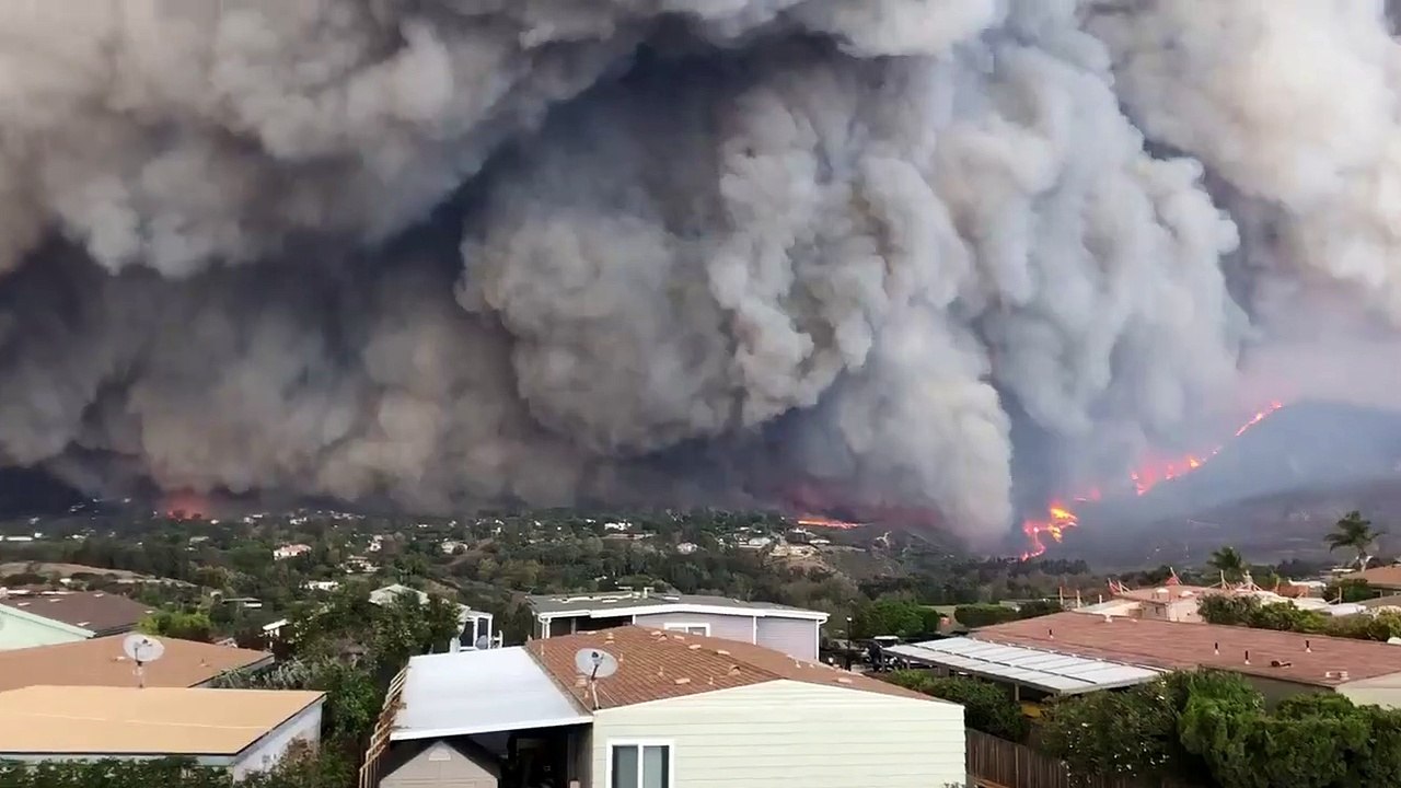 Les images incroyables des Feux de forêts à Malibu aux Etats-Unis