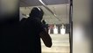 NBA Star Hassan Whiteside Shoots His Mark 18 Pistol At Shooting Range