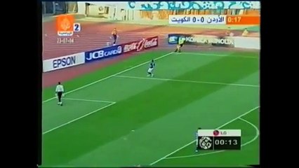 الشوط الاول مباراة الاردن و الكويت 2-0 كاس اسيا 2004