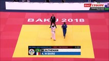Parcours d'Anne-Fatoumata M'Bairo ( 78kg), ChM de judo 2018
