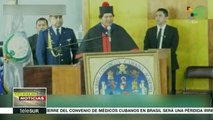 Evo Morales recibe doctorado Honoris Causa en Guatemala
