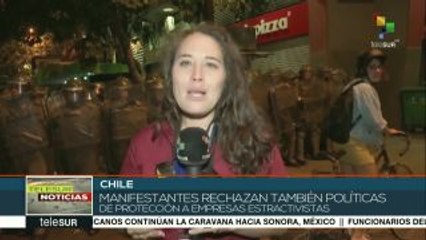 Reprimen protestas por asesinato de comunero mapuche en Chile