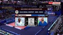 Finale  100kg (H), Tushishvili vs Kokauri, ChM de judo 2018