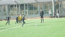 Iker, el niño con Síndrome de Down que cumplió su 'sueño' de jugar al fútbol en el Nuevo Boadilla