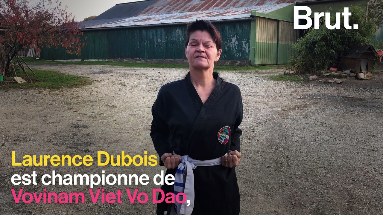 Laurence Dubois, championne d'arts martiaux aveugle