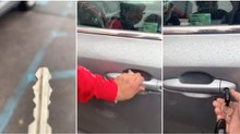 Após um arranjo à sua viatura o proprietário deste carro teve uma surpresa surreal...