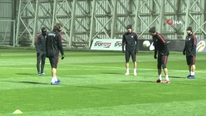 A Milli Takım İsveç Maçı Hazırlılarını Tamamladı