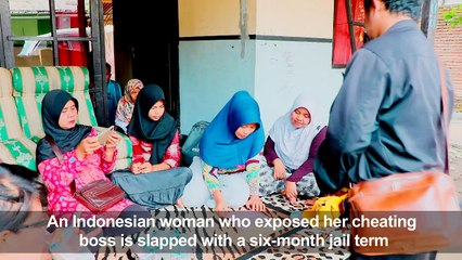 Indonesian woman gets jail after exposing philandering boss