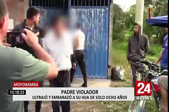 Moyobamba: capturan a sujeto que violó a su hija desde los 8 años y la embarazó