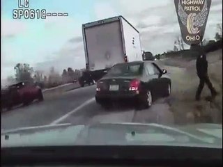 Un controle de police fini très mal à cause d'un camion