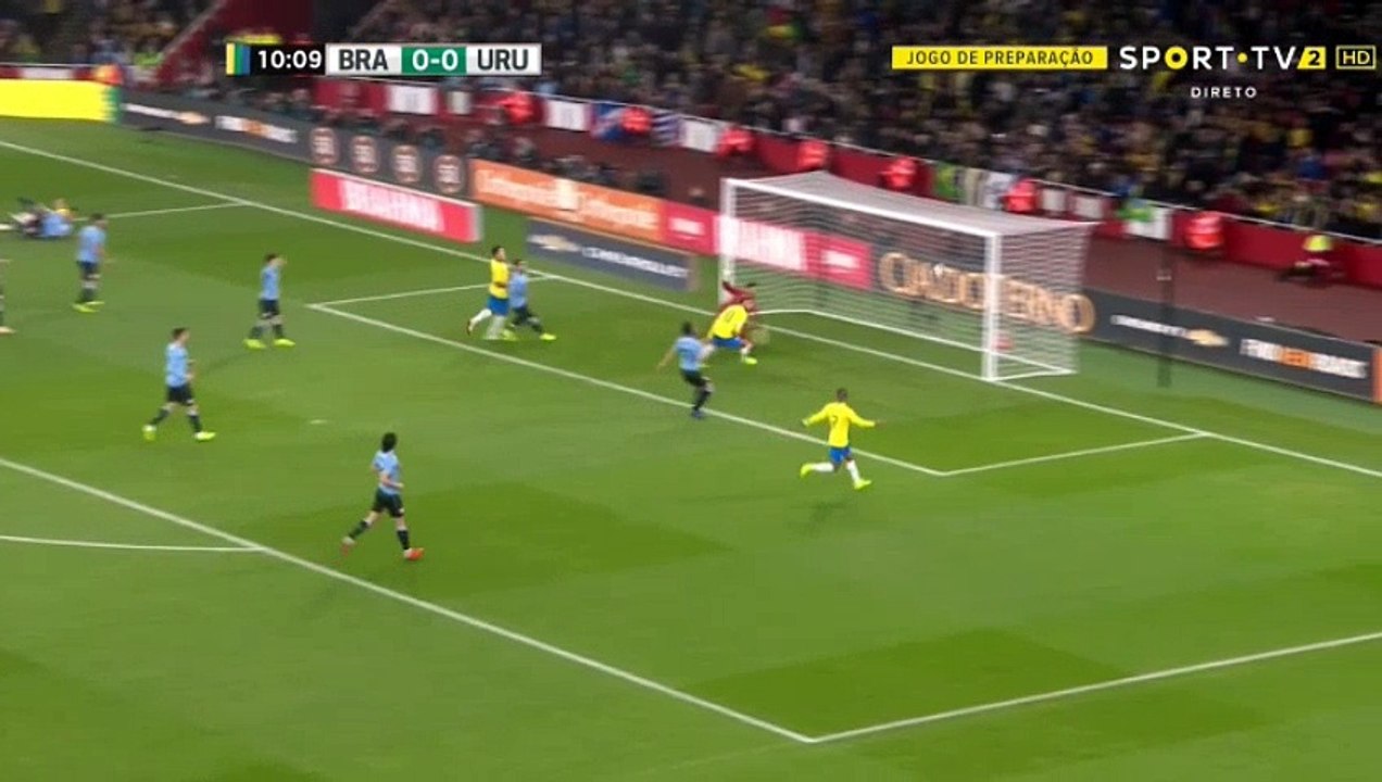 Neymar Offside Goal HD - Brazil vs Uruguay 16.11.2018 HD