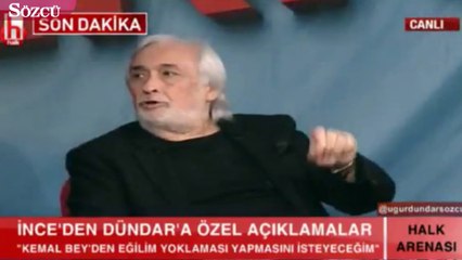 İnce’den Dündar’a özel açıklamalar